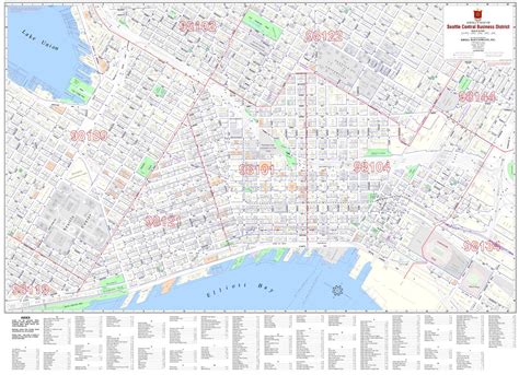 Exploring Seattle Zip Code Map A Guide To Navigating The City Map Of