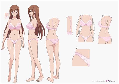 Ayane Shirakawa Overflow Anime Official Art Girl Ass Barefoot