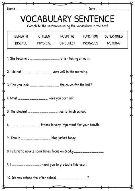 Th Grade Vocabulary Worksheets Printables And Resources Sexiezpix Web