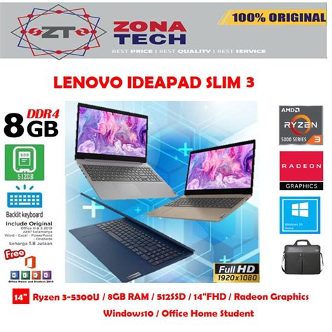 Daftar Harga Laptop Lenovo Terbaru 2022