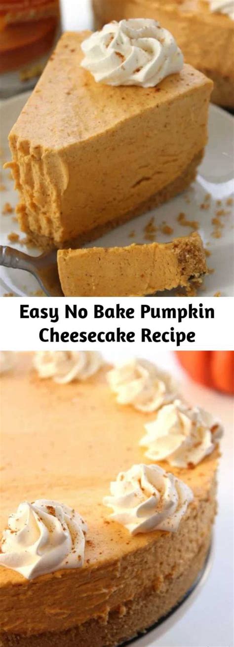 easy no bake pumpkin cheesecake recipe mom secret ingrediets