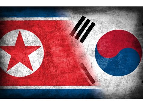 North And South Korean Flag