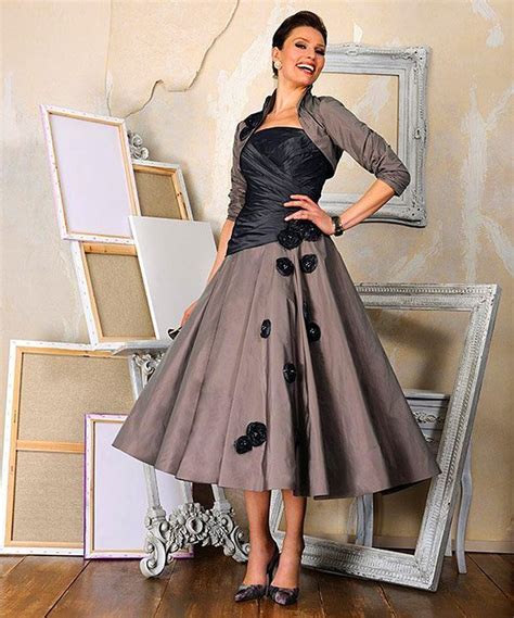 Using outdoor jackets or boleros over clothing reveals mom as a master in the wedding day. 2016 Vintage Mother Of The Bride Dress With Wrap Women ...