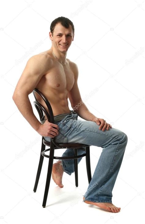 Young Man Sitting On The Chair Stock Photo By ©wrangel 13061173