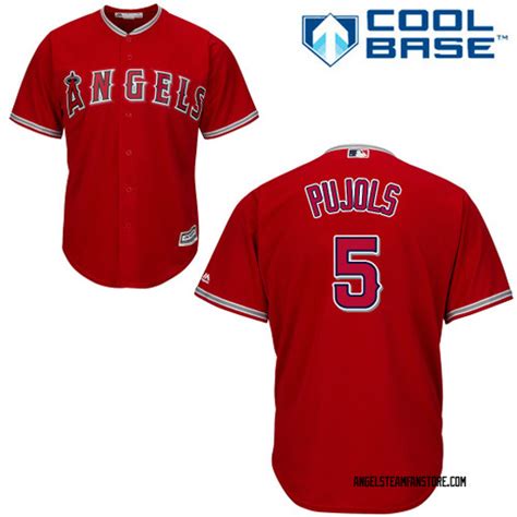 Youth Majestic Los Angeles Angels Of Anaheim Albert Pujols Authentic