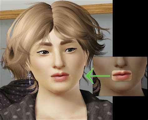 Sims 3 Lip Slider