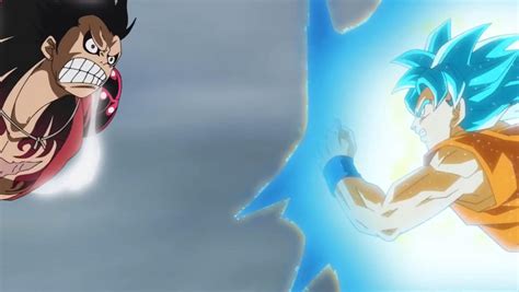 Gear 5 Luffy Vs Goku Goku And Luffy By Rudy Nurdiawan Even With His