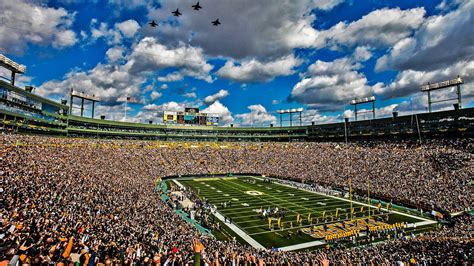 Green Bay Packers Stadium Lambeau Field Wallpapers Wallpaper Cave