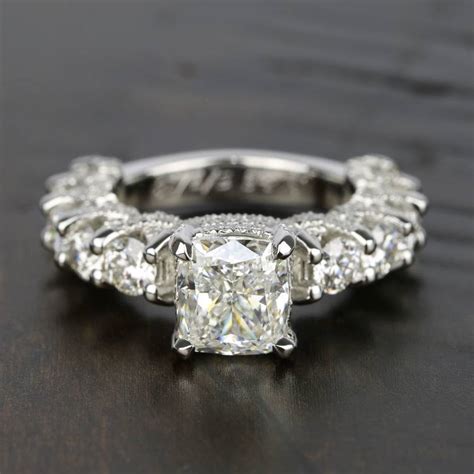 Free shipping with $25 purchase or fast & free store pickup. Custom Cushion & Round Diamond Engagement Ring (5 Carat)