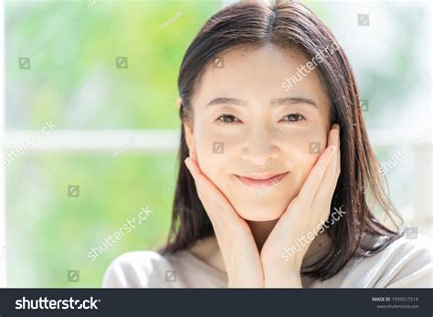 Middle Aged Japanese Woman Beauty Image Shutterstock