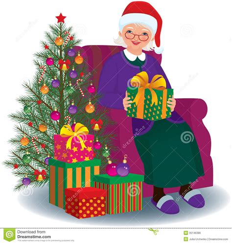 See all gifts by recipient women men couples family teens kids by price under $25 under $50 under $75 under $100 by interest. Christmas Gift For The Beloved Granny Stock Vector ...
