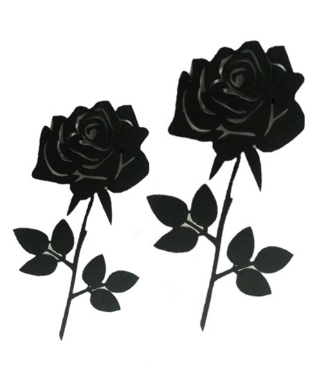 Rose Flower Wrought Iron Wall Art Home Decor Decoration Patio Metal