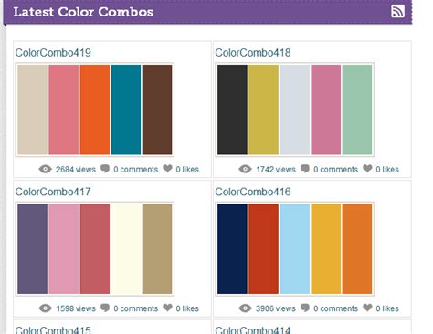5 Websites For Amazing Color Palettes