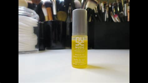 Product Review Nude Progenius Rescue Oil YouTube