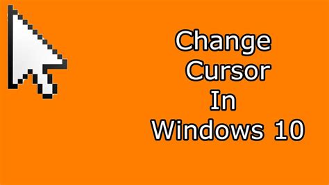 How To Add Custom Cursors In Windows 10 Youtube