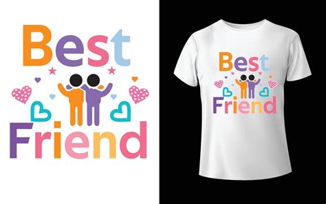 Happy Friendship Day T Shirt Design 8088638 Vector Art At Vecteezy