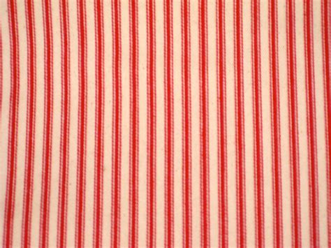 Red And White Striped Canvas Fabric