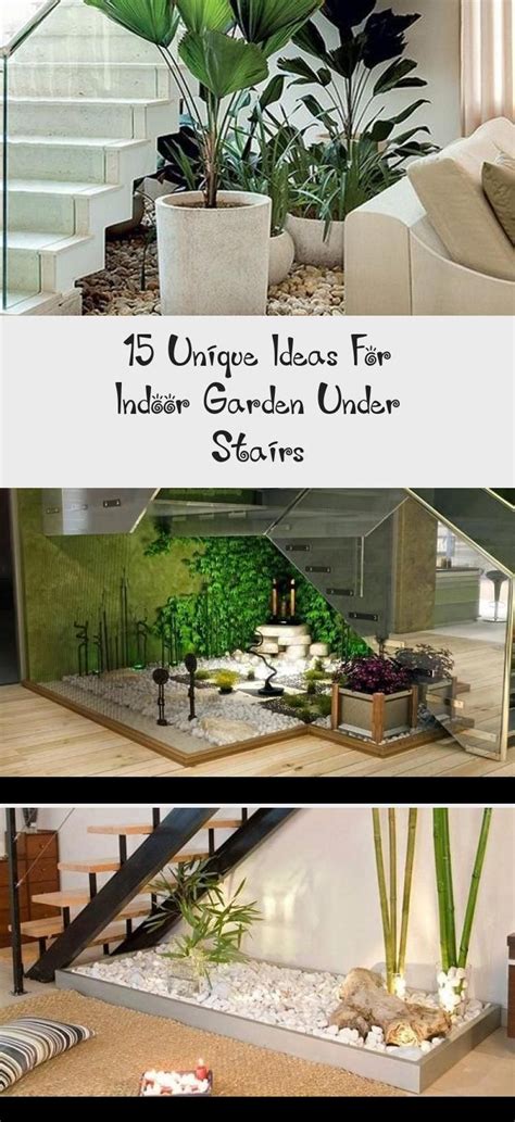 Add a touch of whimsy to your favorite outdoor nook. 15 Unique Ideas For Indoor Garden Under Stairs | Balcony ...