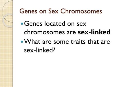 Ppt Sex Chromosomes Powerpoint Presentation Free Download Id 3063531