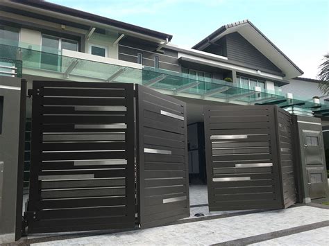 Modern iron pipe fancy gate indian house boundary wall latest main gate designs for home. Top 5 Auto Gates in Malaysia - Creativehomex