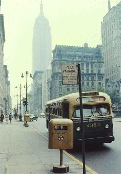 5th Avenue Off 42nd Street C 1960s Original Slide Photographer