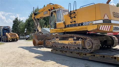 Loading And Transporting The Old Liebherr 962 Excavator Fasoulas