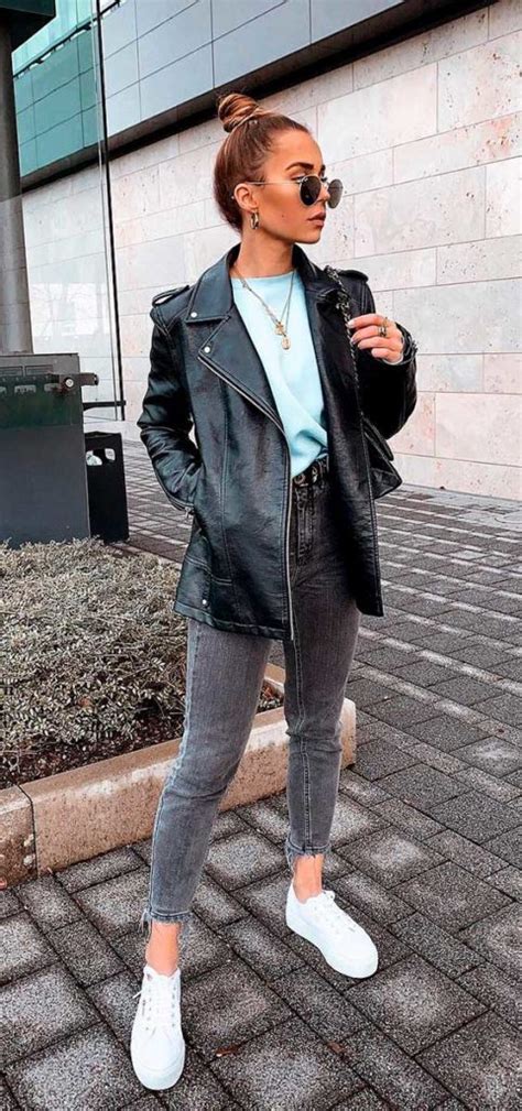 30 looks incríveis com jaqueta de couro Guita Moda