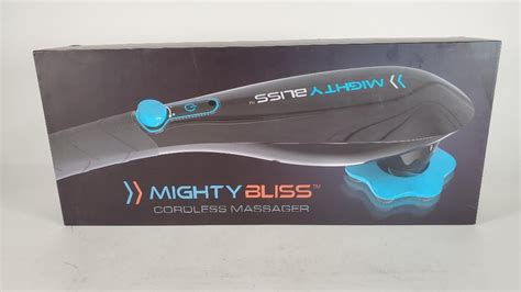 Mighty Bliss Deep Tissue Massager Full Body Vibrating Therapy Used 794604418711 Ebay