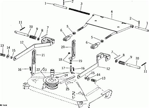 41 John Deere 110 Mower Deck Parts Diagram Maleniwetta