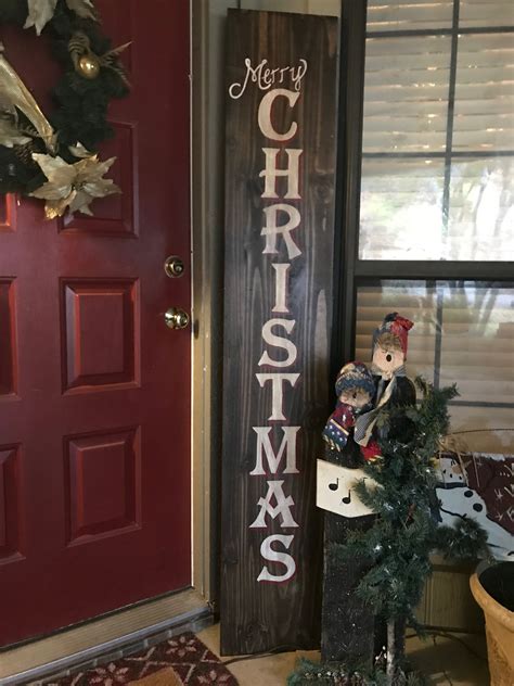 Outdoor Wooden Christmas Signs