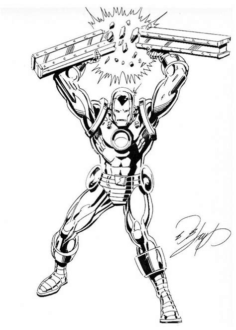 Find the best iron man coloring pages for kids & for adults. Pin by Luis Lopez on Black & White Art | Iron man armor ...