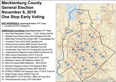 Early Voting Begins In Mecklenburg County Wednesday October 17 News
