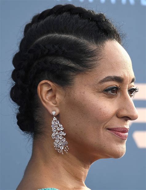 Tracee Ellis Ross Is A Cornrow Queen At The Critics Choice Awards Tracee Ellis Ross Hair Long