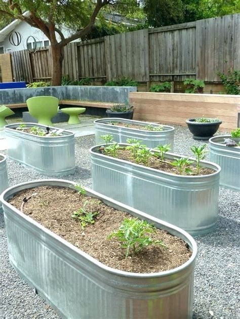 Zinc is a necessary mineral in small amounts. corrugated metal trough galvanized raised garden bed ...