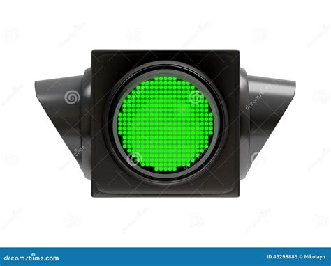 Green Traffic Light Stock Illustration Illustration Of Warning 43298885