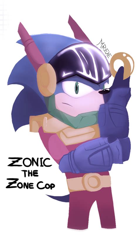 Zonic The Zone Cop By Exethehedgehog70 On Deviantart