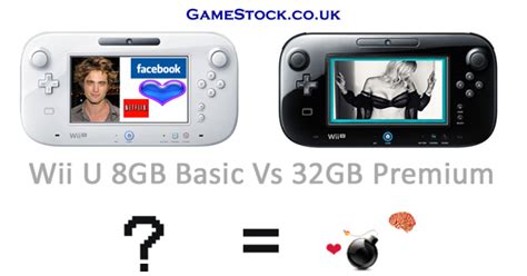 Compare Wii U Basic Versus Premium Gamestock