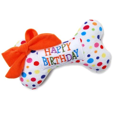 Happy Birthday Bone Dog Toy Happy Birthday Dog Dog Toys