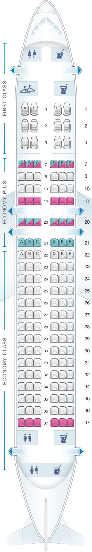 30 United A320 Seat Map Maps Database Source