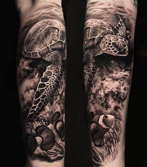 The 15+ Best Sleeve Tattoos – Turtle Tattoo Designs | PetPress in 2020 | Turtle tattoo designs