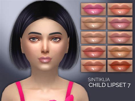 Child Lipset 7 By Sintiklia At Tsr Sims 4 Updates