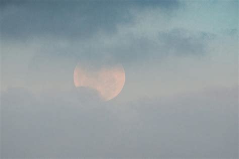 Moon Shining On Cloudy Sky · Free Stock Photo
