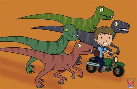 Jurassic World Raptor Squad By Nerddybunny On Deviantart