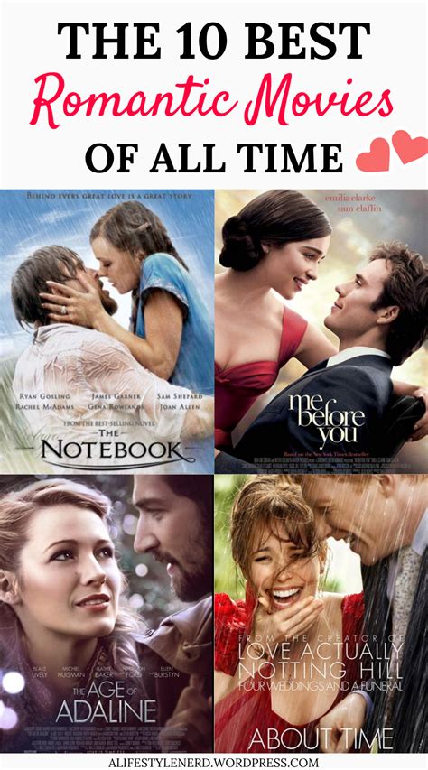 20 best romantic movies streaming on netflix right now which will put you in the mood for love! Top 10 Romantic Movies of all Time | Top romantic movies ...
