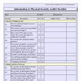 Images of It Security Audit Template