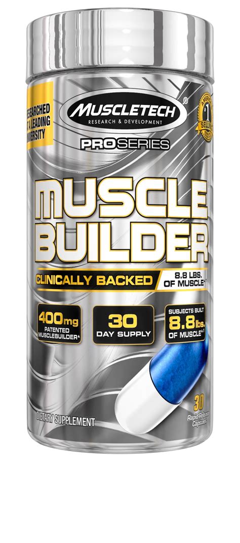 Muscletech Pro Series Muscle Builder Rapid Release 400 Mg Capsules 30