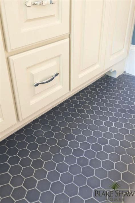 20 Dark Grey Hexagon Floor Tile