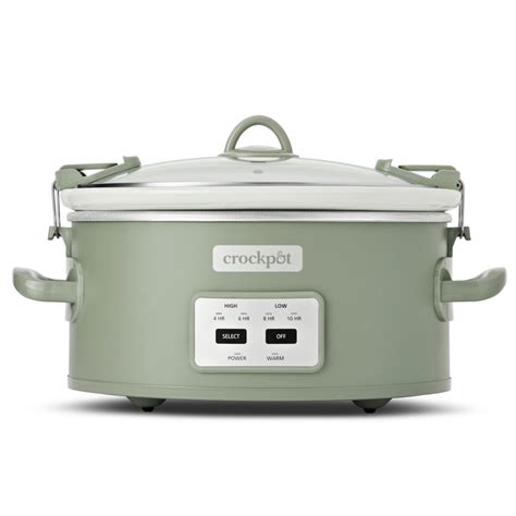 Crockpot Design Series 6 Quart Cook And Carry Programmable Slow Cooker