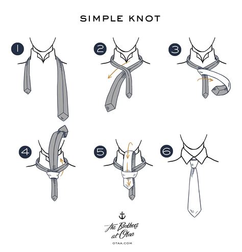 How To Tie A Simple Knot Tie Knot Tutorial Learn How