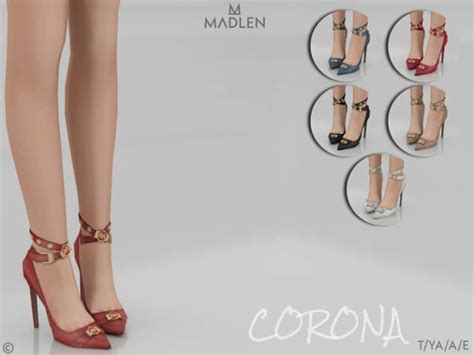 Madlen Corona Shoes Sims 4 Mod Download Free
